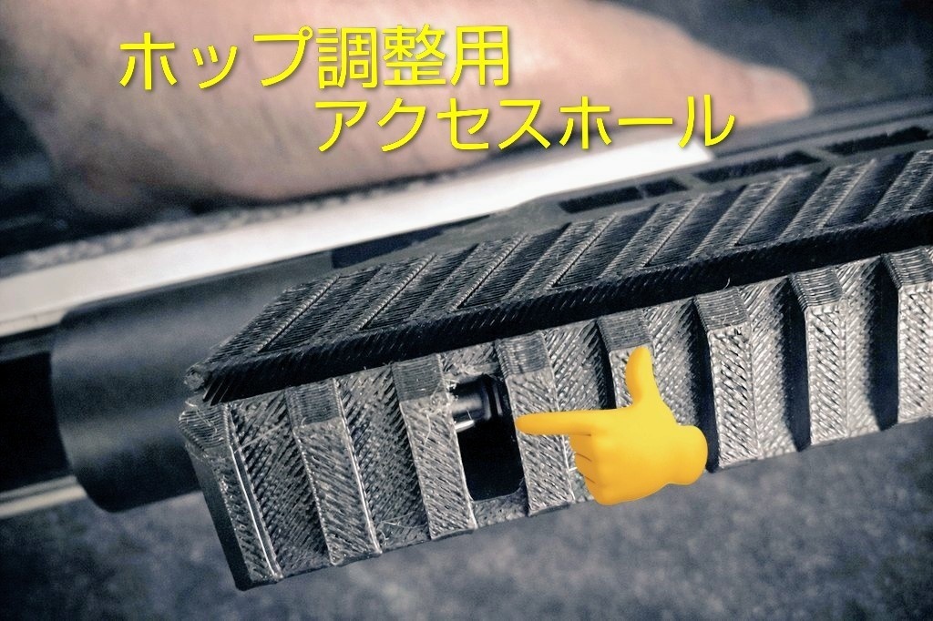 東京マルイ製 デザートイーグル用3Dカスタムパーツ – 4面レール+ストライクフェイス