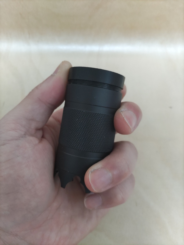 5KU ショットガントレーサー用 14mm逆ネジ変換キャップ&エッジ保護カバーセット