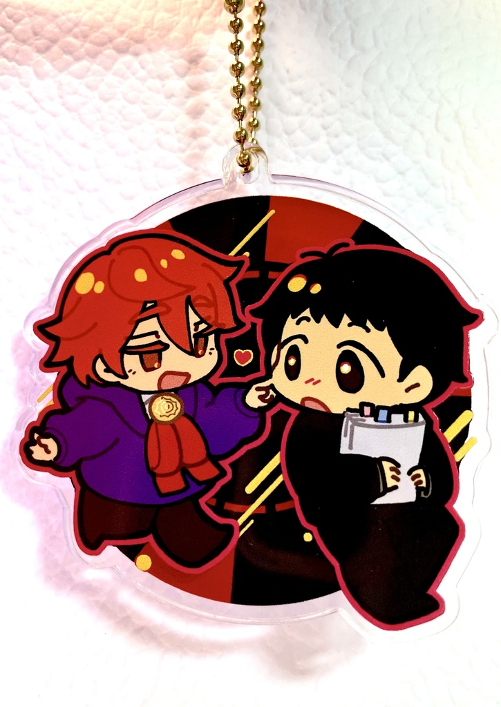 まふみた二層アクリルキーホルダー