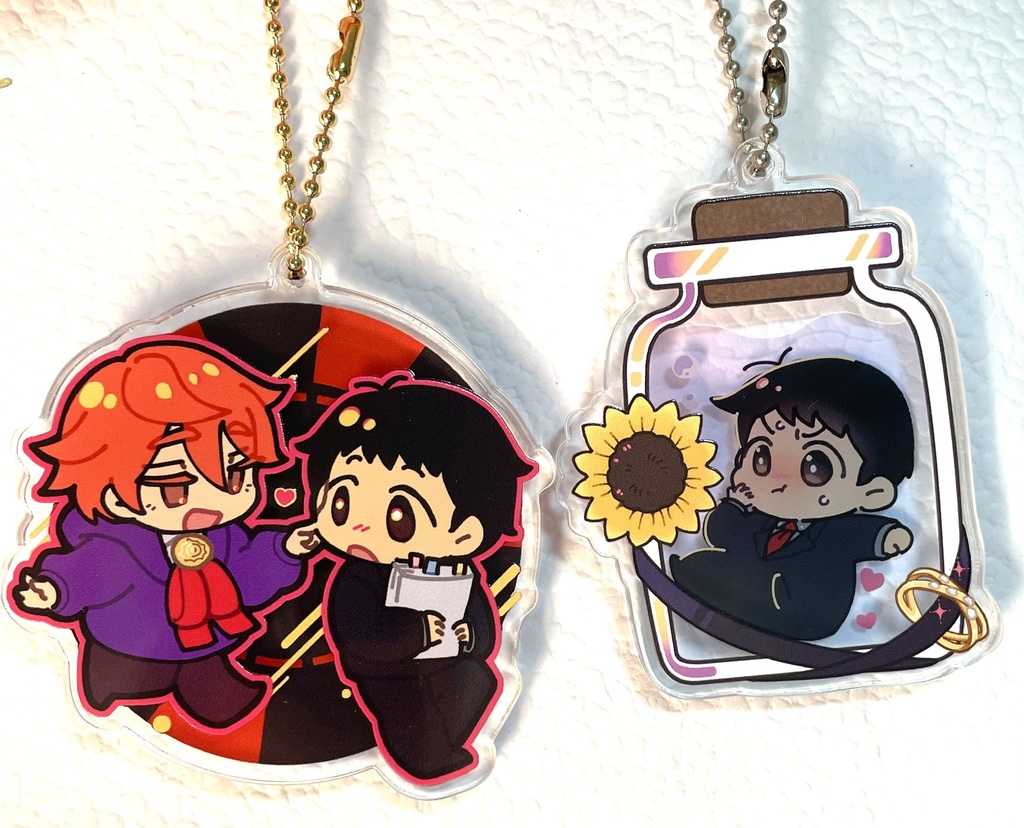 まふみた二層アクリルキーホルダー