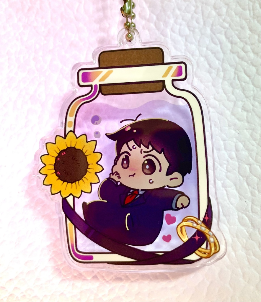 まふみた二層アクリルキーホルダー
