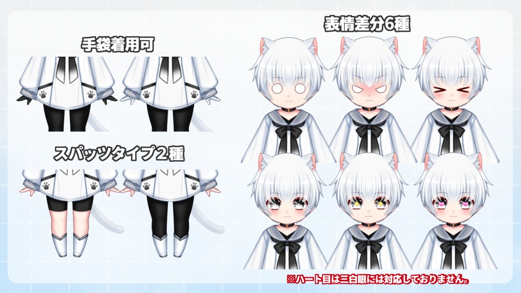 【汎用カスタムモデル】typeA/セーラー服【VTS対応】