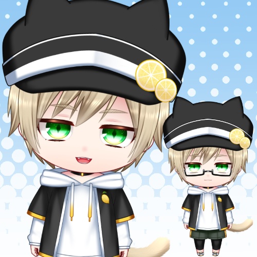 【汎用モデル】ちびねこ_limonade【VTS対応】