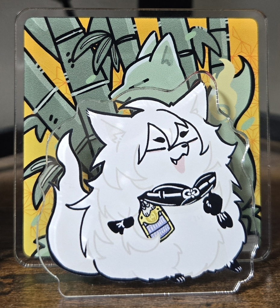 猫の日バンザイっみかづき/こぎつねまる/おにまるの松竹梅にゃんこメモスタンド