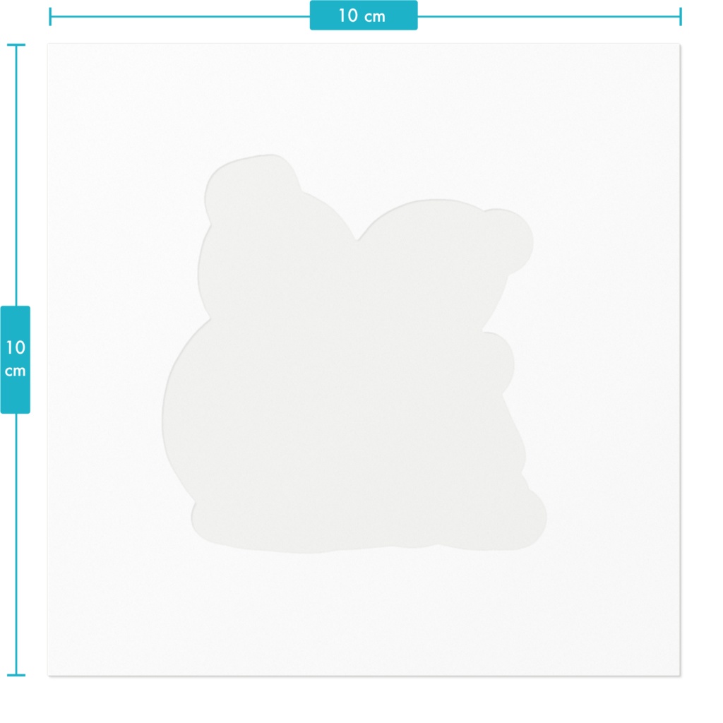 雪だるまとすん ステッカー