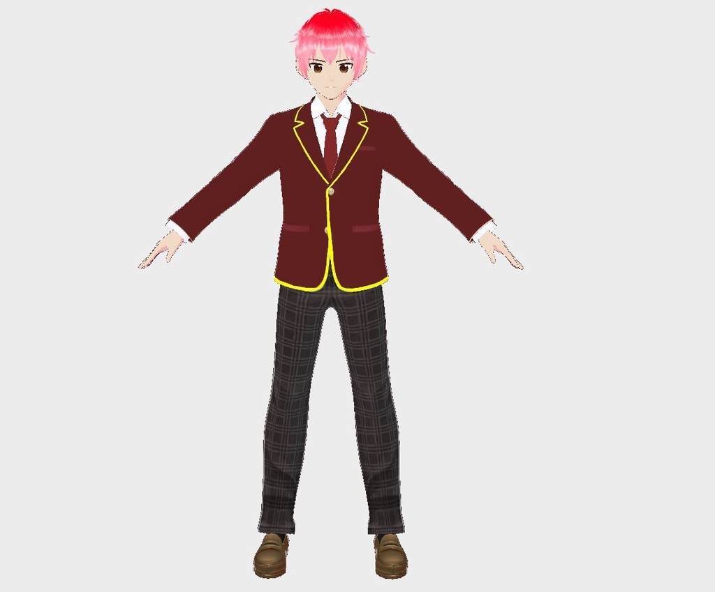 Sakura School Simulator ( Taiga Yuuki ) Vroid Model 