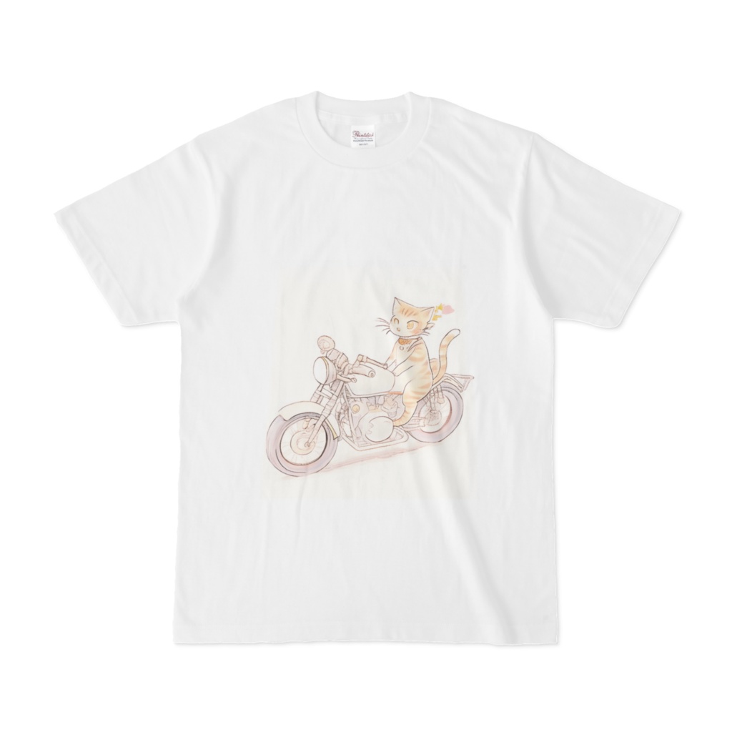 バイクに乗ったネコ