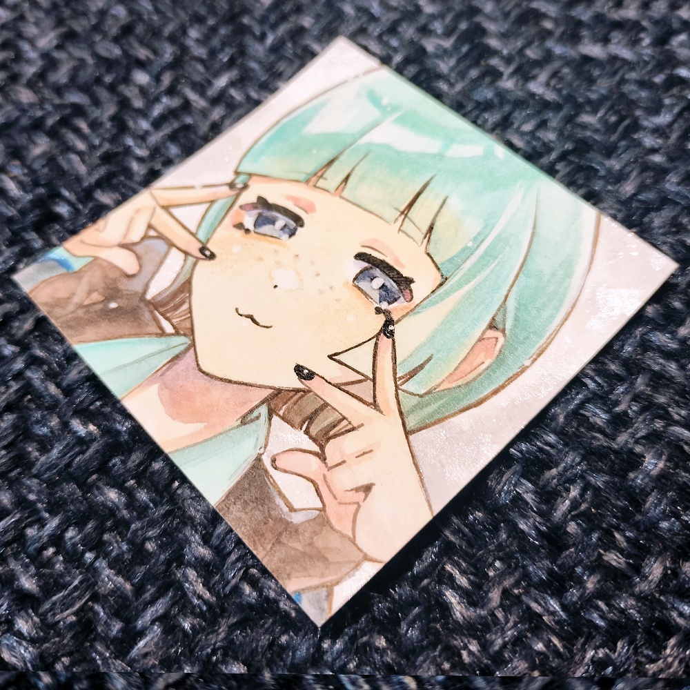 【原画】『かえるちゃん』