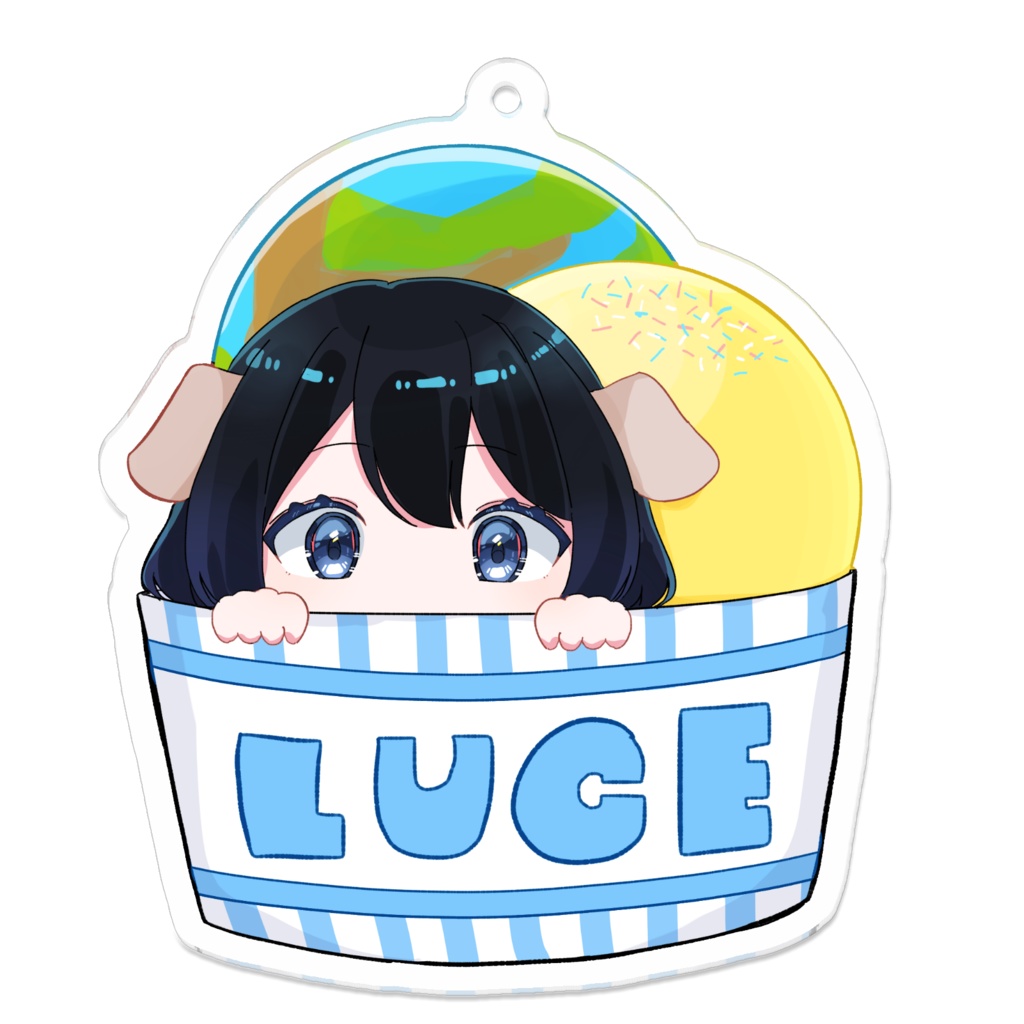 るーちぇが入ったアイスクリーム