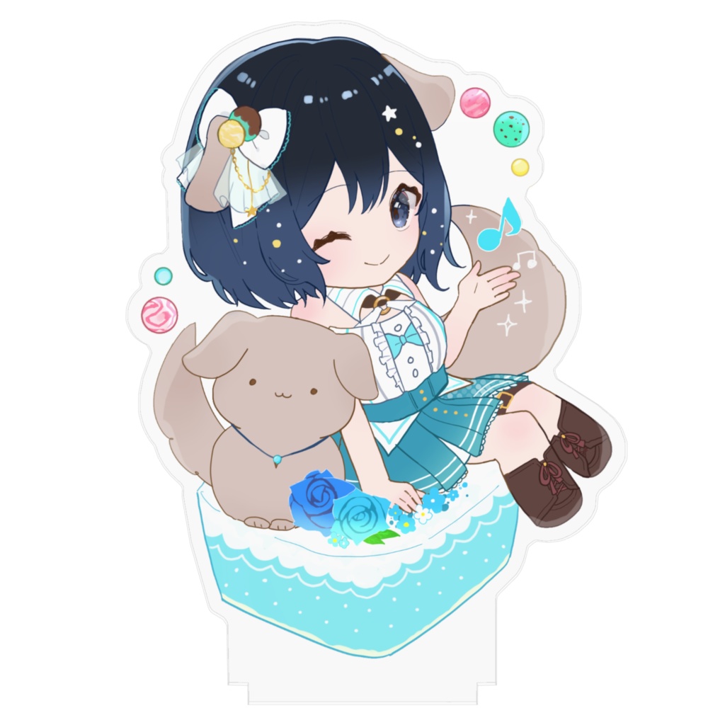 るーちぇのアイスケーキアクリルスタンド