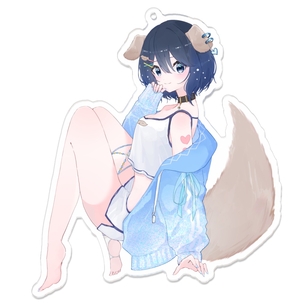 全身イラストアクリルキーホルダー