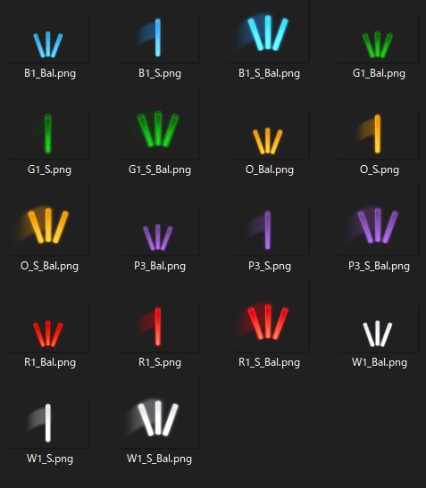 【APNG】ペンライトつくったった