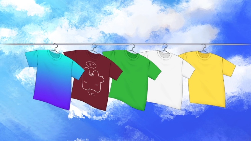 【APNG】Tシャツなびかせたった~