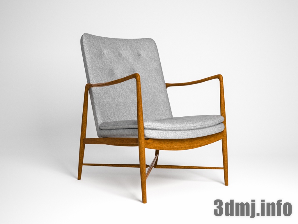 椅子 Chair 0279 Lounge Chair フィン ユール 3dmodeljapan Booth