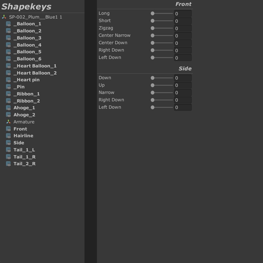 【13 avatars】【VRC Hair】SP-002 ツインテールヘア