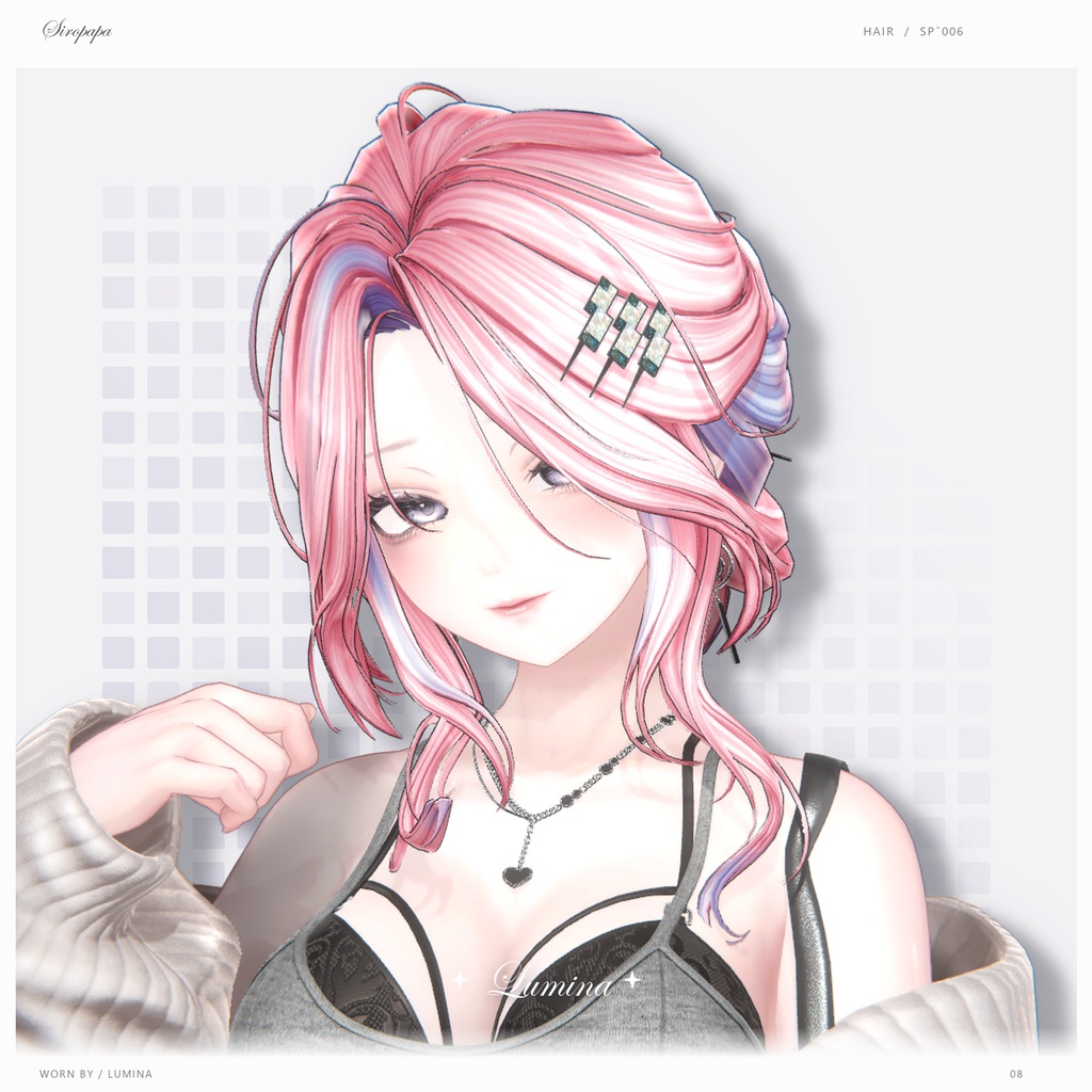 ✨Sale~10/18✨【22 avatars】【VRC Hair】SP-006