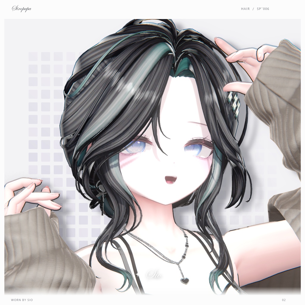 ✨Sale~10/18✨【22 avatars】【VRC Hair】SP-006