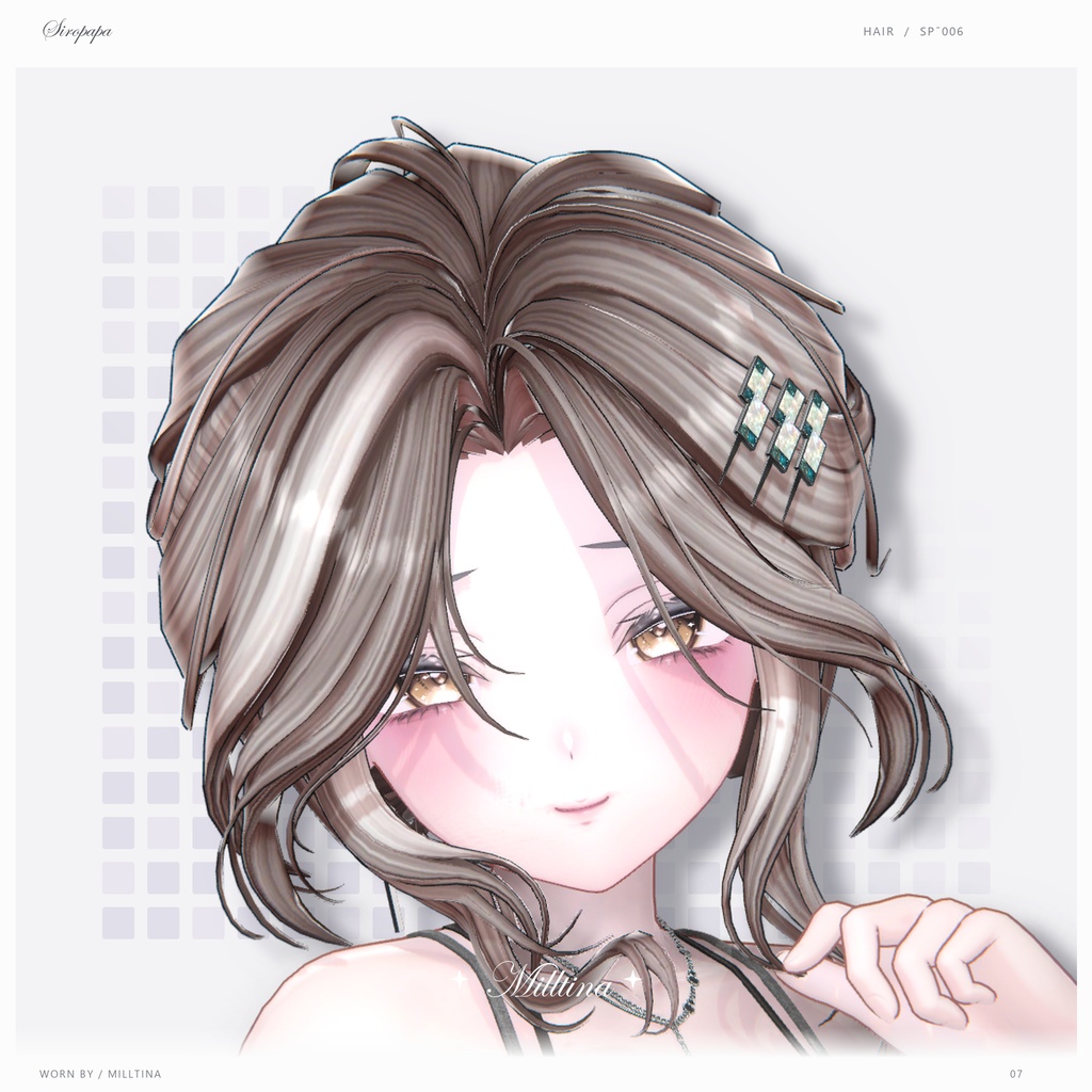 ✨Sale~10/18✨【22 avatars】【VRC Hair】SP-006