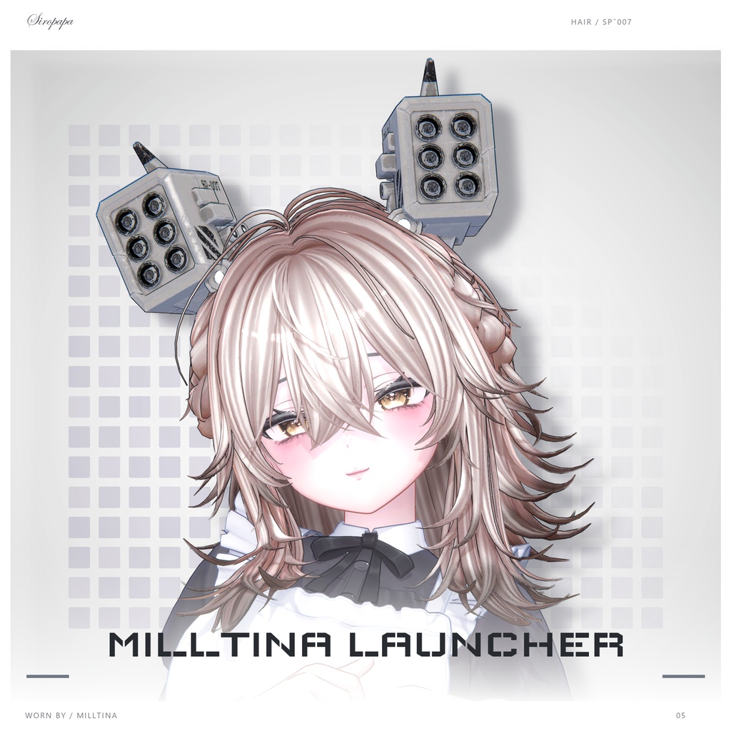 🚀SALE🚀【22 avatars】【VRC Hair】SP-007