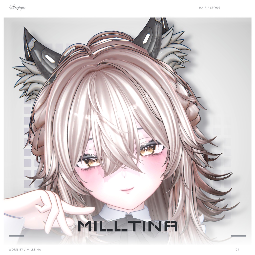 🚀SALE🚀【22 avatars】【VRC Hair】SP-007