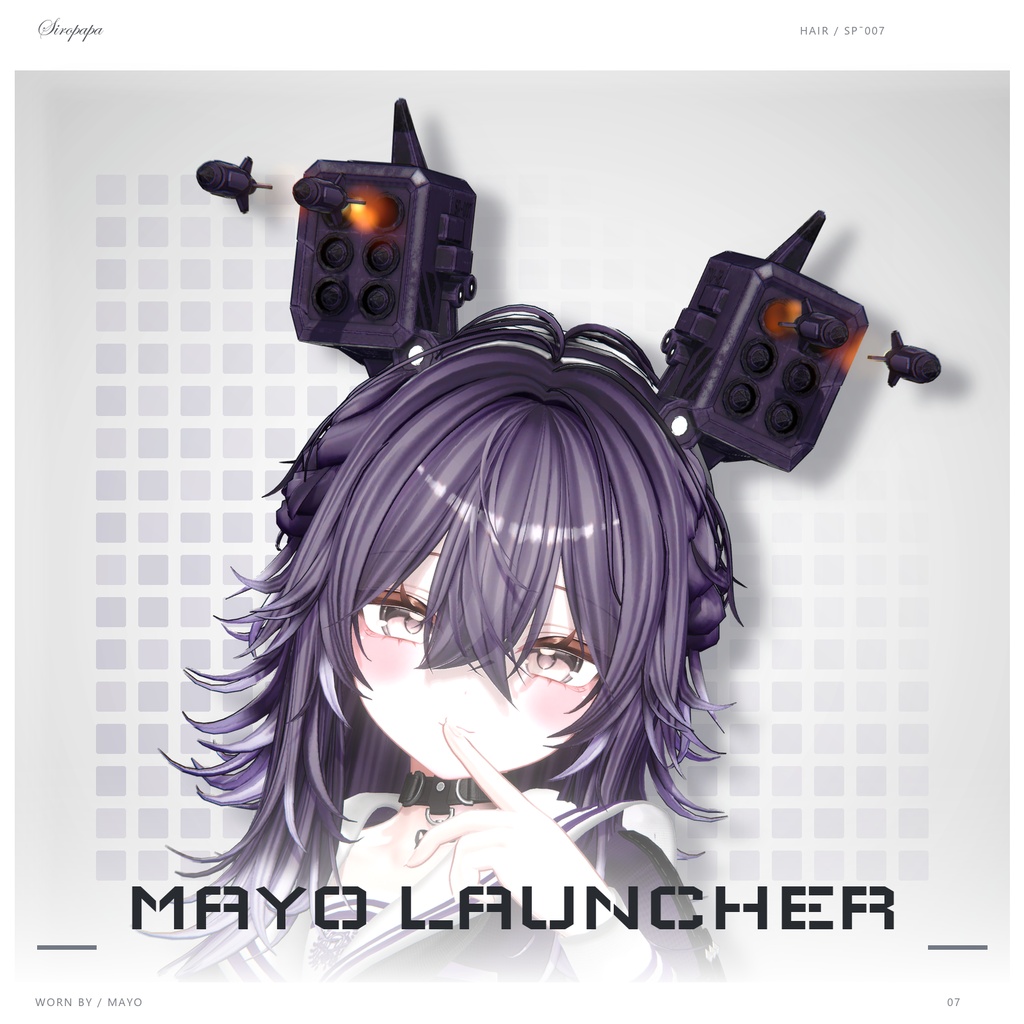 🚀SALE🚀【22 avatars】【VRC Hair】SP-007