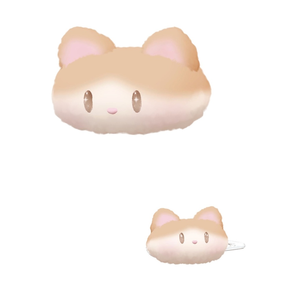 ♥️FREE♥️ ⟦VRC⟧ 😻 マシュマロ Mely Cat hairpin 🐈 ♥ 8Avatar ♥