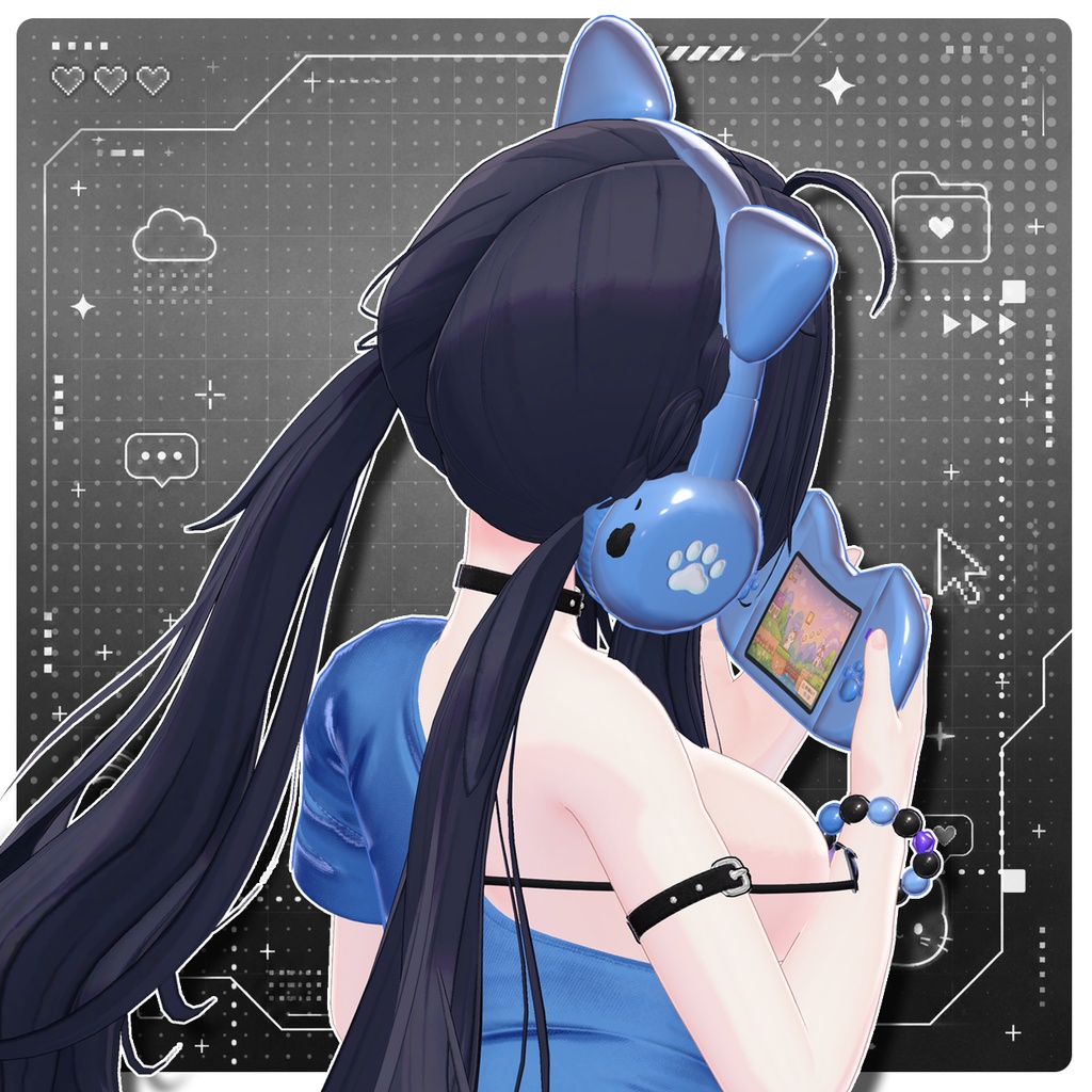 ❤️SALE❤️ ⟦VRC 10アバター対応⟧ 🎮 Arcade cat 🐈 ♥ 10Avatar ♥