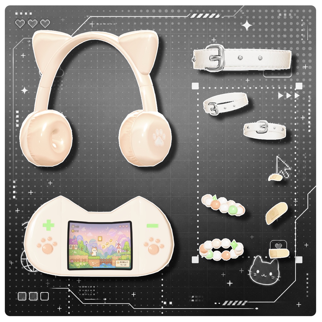❤️SALE❤️ ⟦VRC 10アバター対応⟧ 🎮 Arcade cat 🐈 ♥ 10Avatar ♥