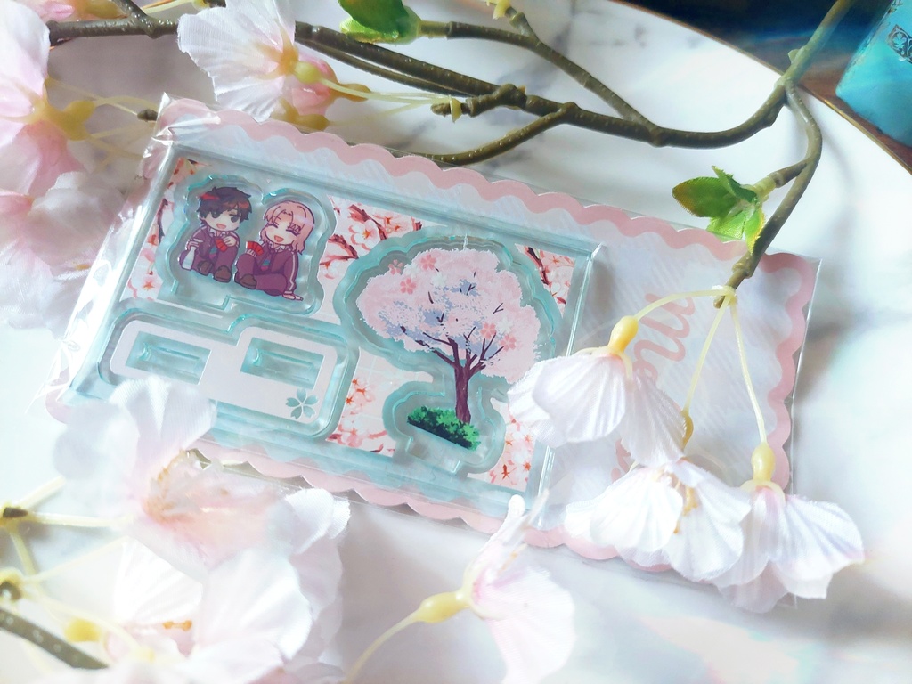 【予約7/13日まで】九埜織人&鬼伏千隼 お花見アクリルプレート