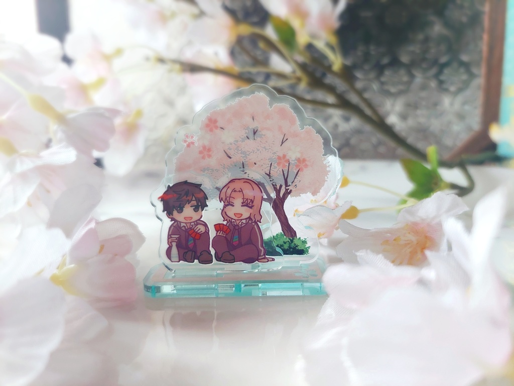 【予約7/13日まで】九埜織人&鬼伏千隼 お花見アクリルプレート