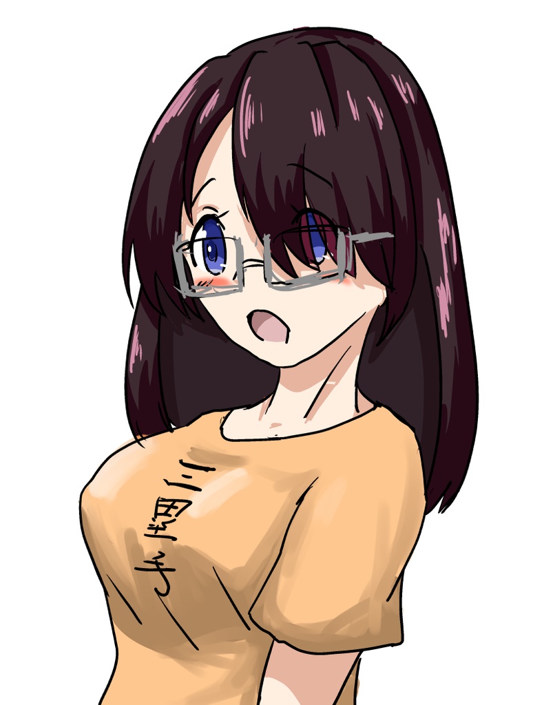 三塁手Tシャツ(結城ちゃん私服)