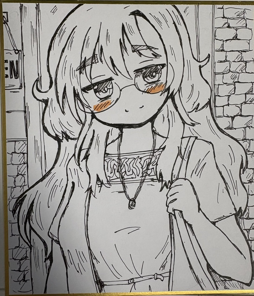 千紗てゃん色紙(Day5のすがた)