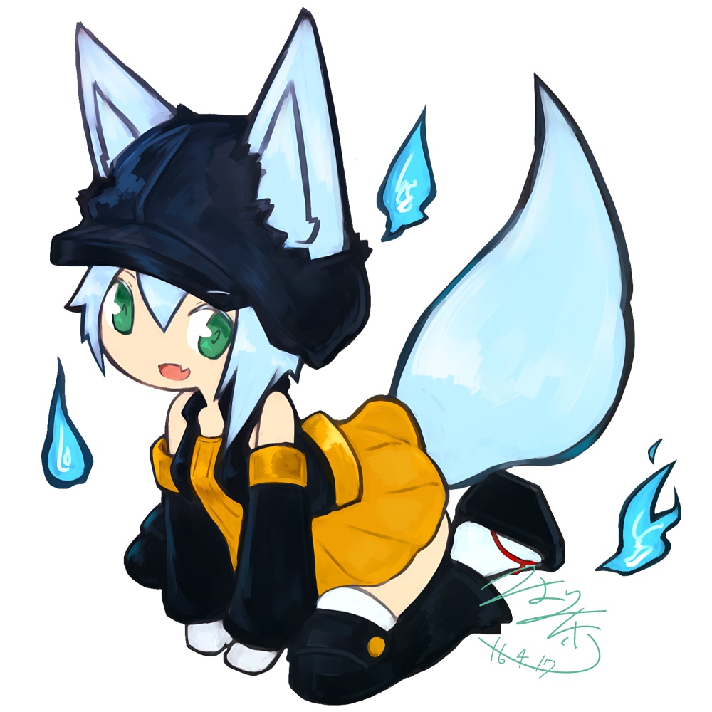 狐堵 イラスト入りタンブラー