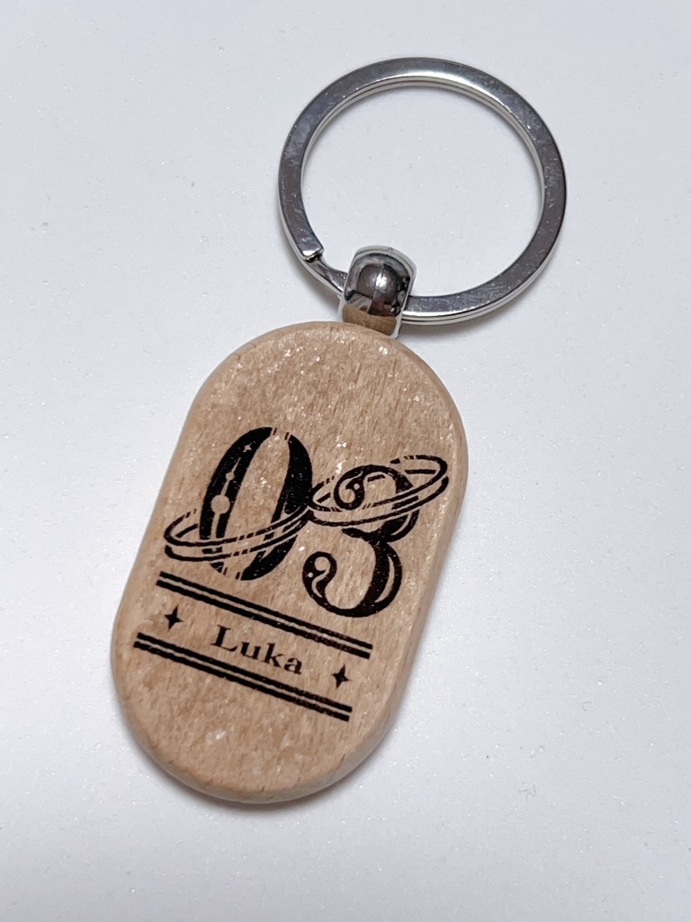 ウッドキーホルダー