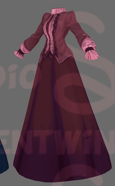 Vroid Texture - Vintage Dress Pack