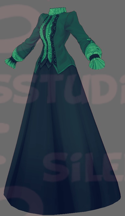 Vroid Texture - Vintage Dress Pack