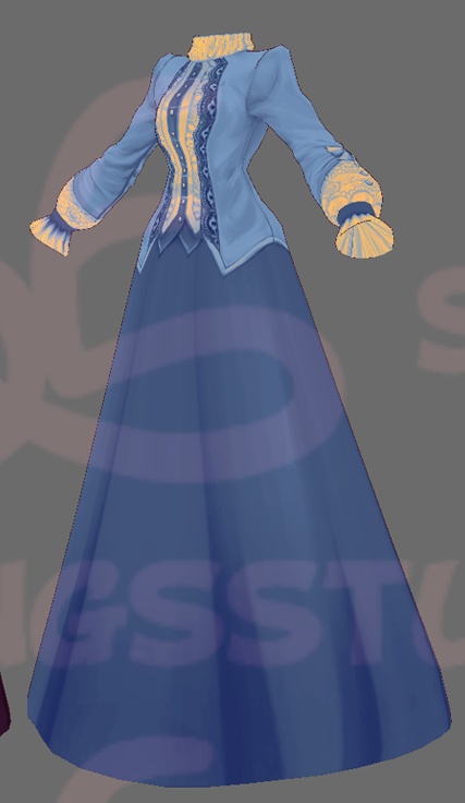 Vroid Texture - Vintage Dress Pack