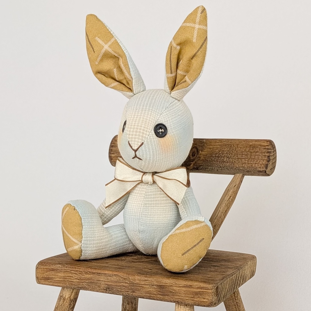 【ウサギMsize】パッチベイビー/ドール用ぬいぐるみ