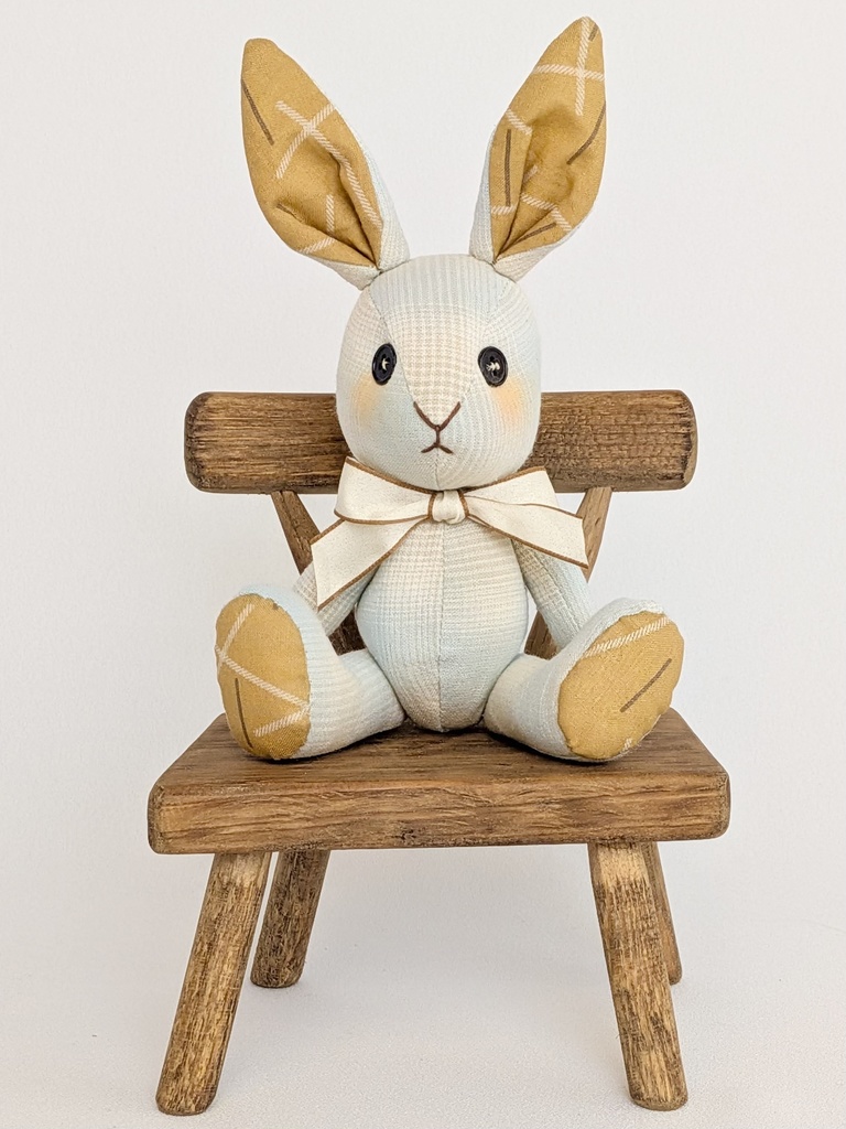 【ウサギMsize】パッチベイビー/ドール用ぬいぐるみ