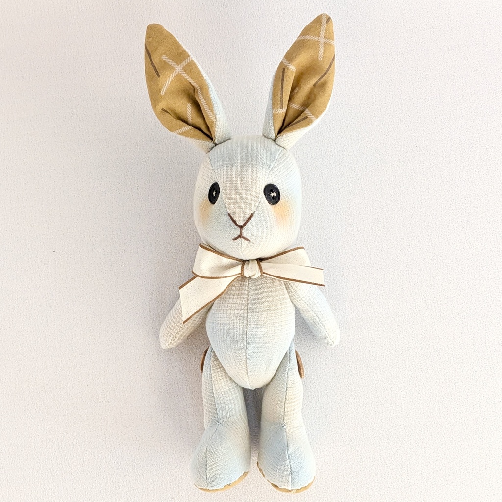 【ウサギMsize】パッチベイビー/ドール用ぬいぐるみ