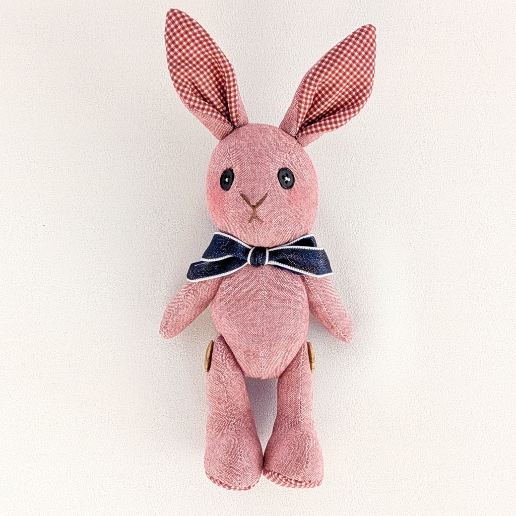 【ウサギMsize】パッチベイビー/ドール用ぬいぐるみ