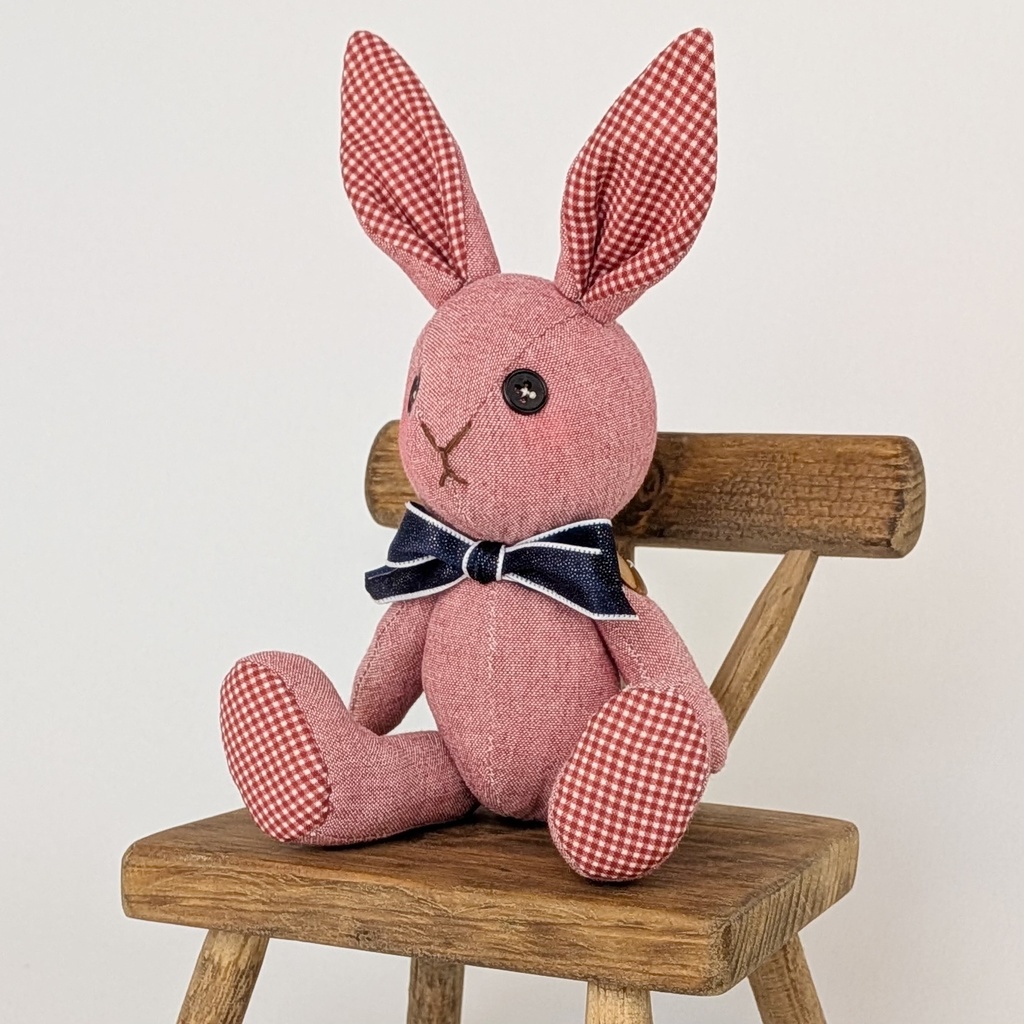 【ウサギMsize】パッチベイビー/ドール用ぬいぐるみ