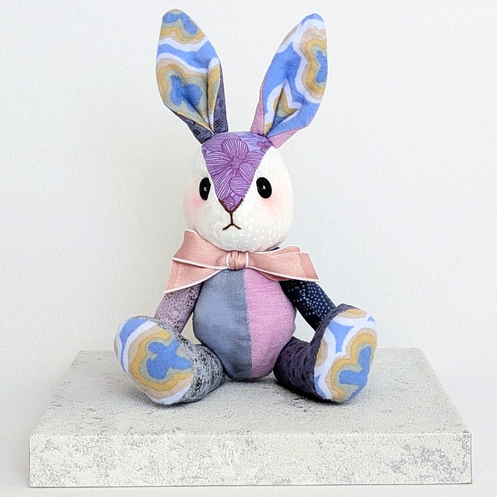 【ウサギMsize】パッチベイビー/ドール用ぬいぐるみ