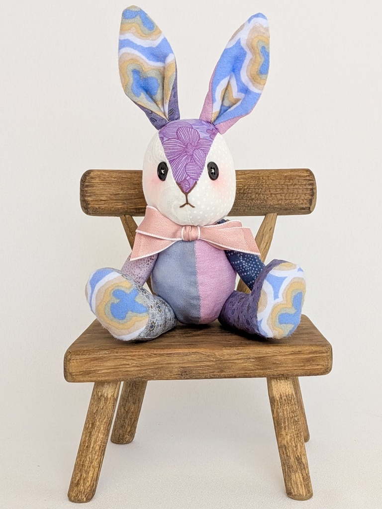 【ウサギMsize】パッチベイビー/ドール用ぬいぐるみ