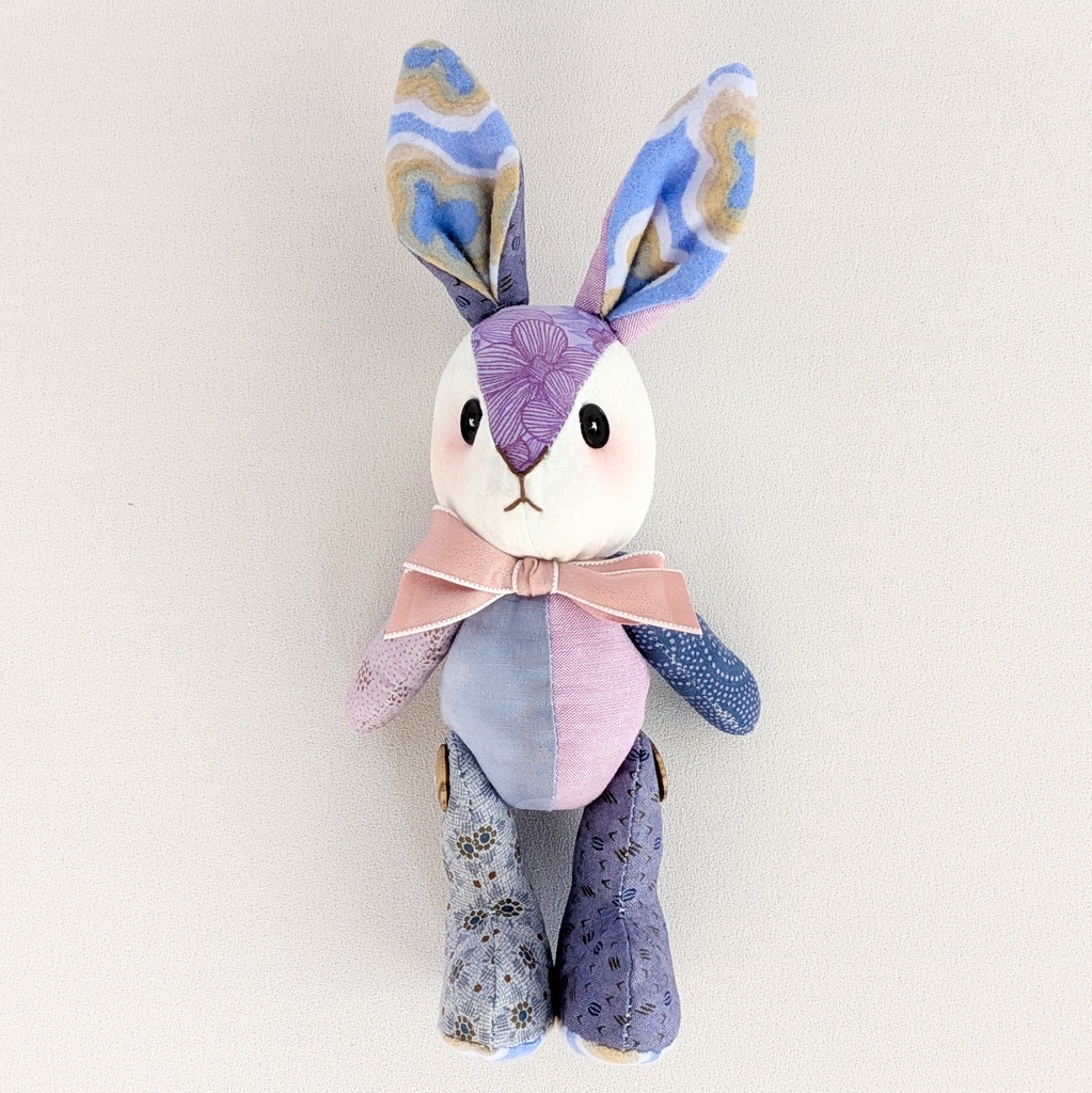 【ウサギMsize】パッチベイビー/ドール用ぬいぐるみ