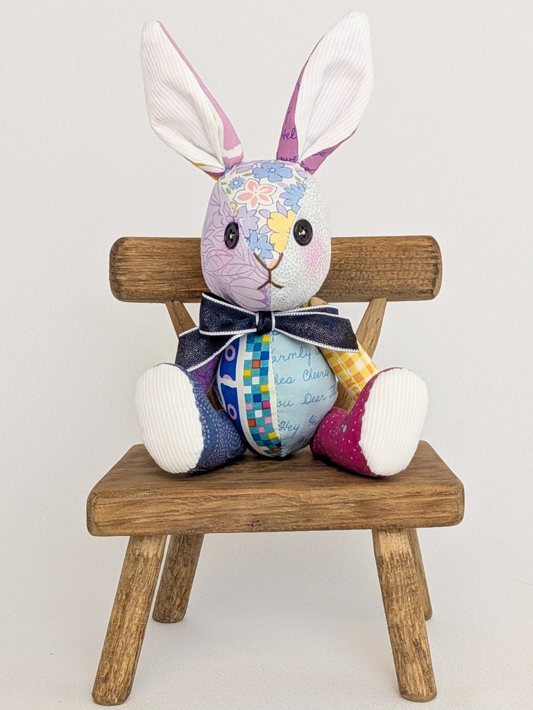 【ウサギMsize】パッチベイビー/ドール用ぬいぐるみ