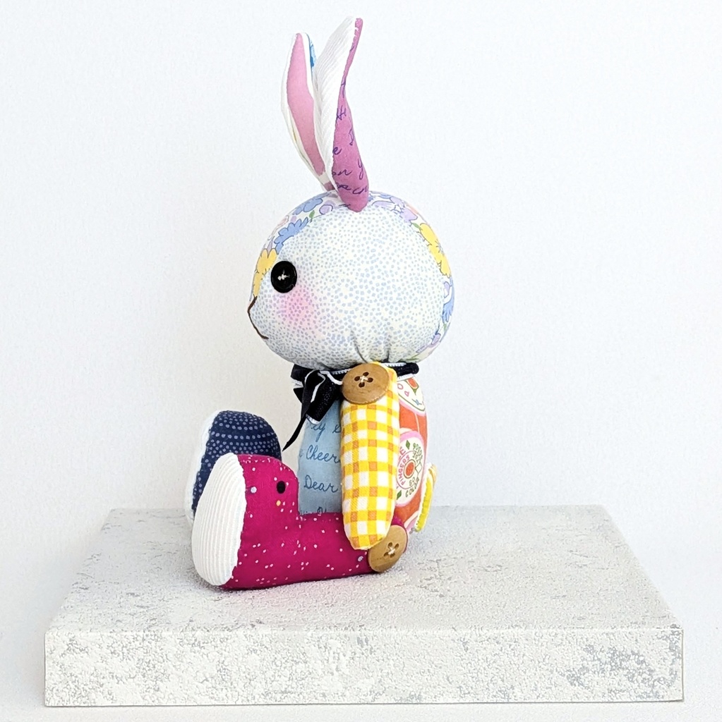 【ウサギMsize】パッチベイビー/ドール用ぬいぐるみ