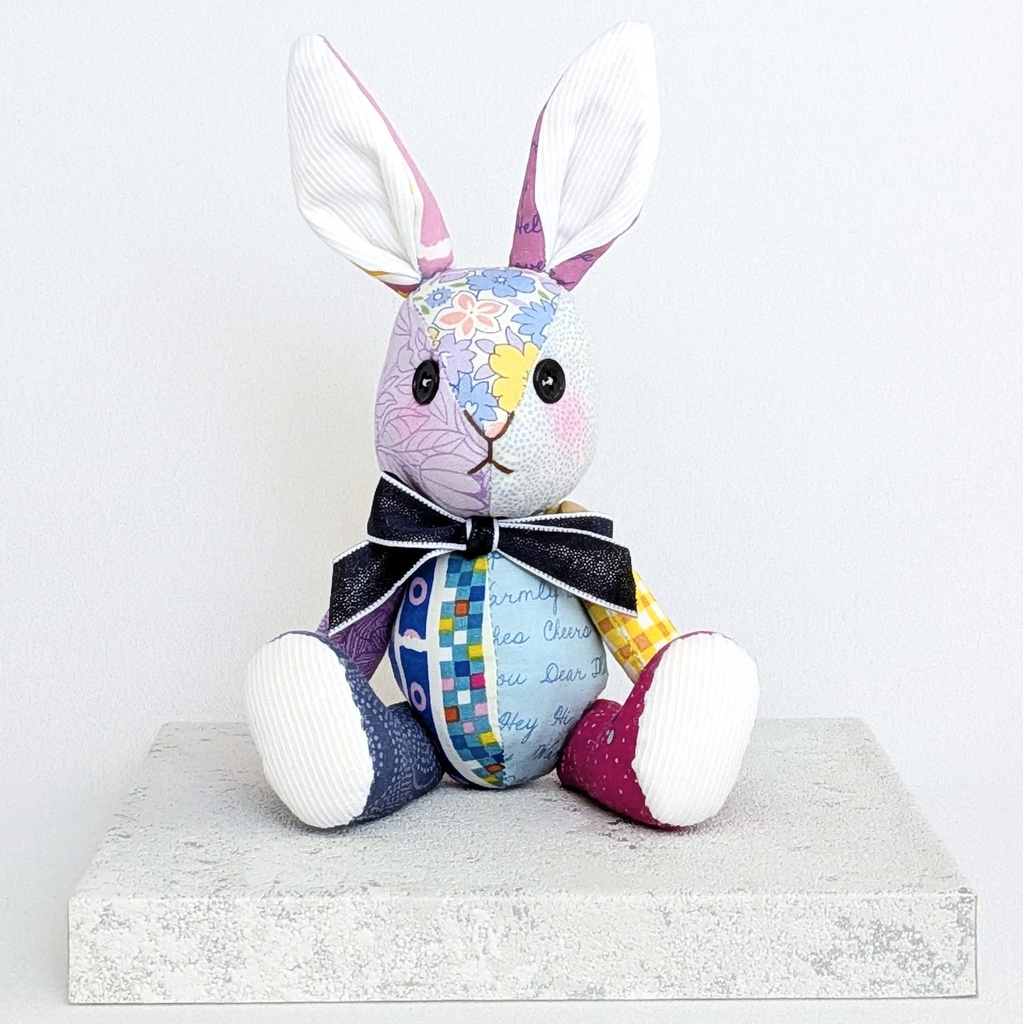 【ウサギMsize】パッチベイビー/ドール用ぬいぐるみ