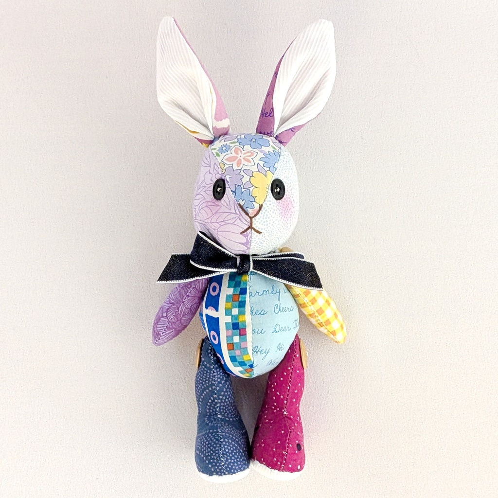 【ウサギMsize】パッチベイビー/ドール用ぬいぐるみ