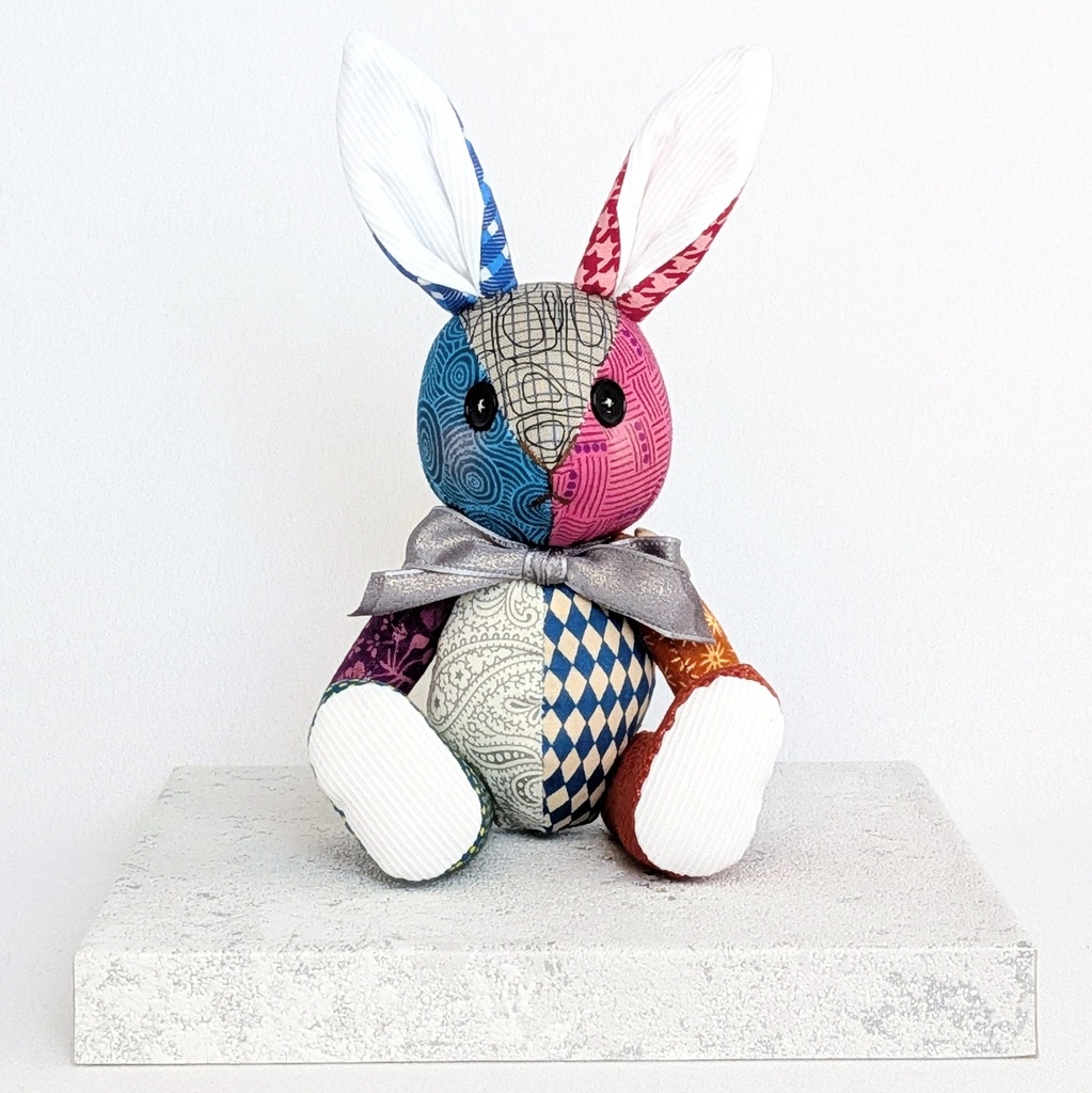 【ウサギMsize】パッチベイビー/ドール用ぬいぐるみ